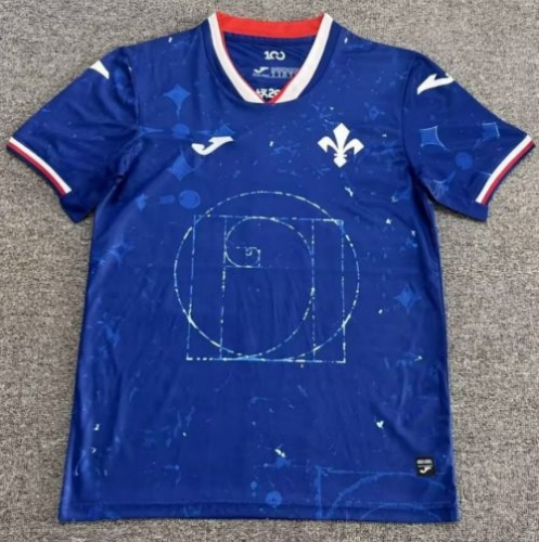 2026/27 Fiorentina 2nd Away Blue Thailand Soccer Jersey AAA-1040