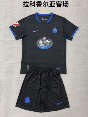 2026/27 Deportivo de La Coruña Away Black Soccer Uniform-208