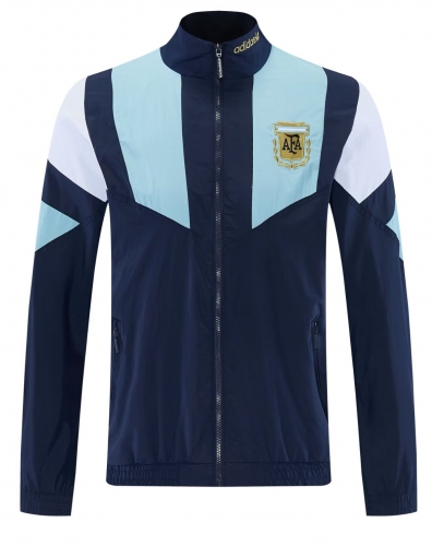 2026/27 Argentina Royal Blue Windbreaker Hoodies Top-LH