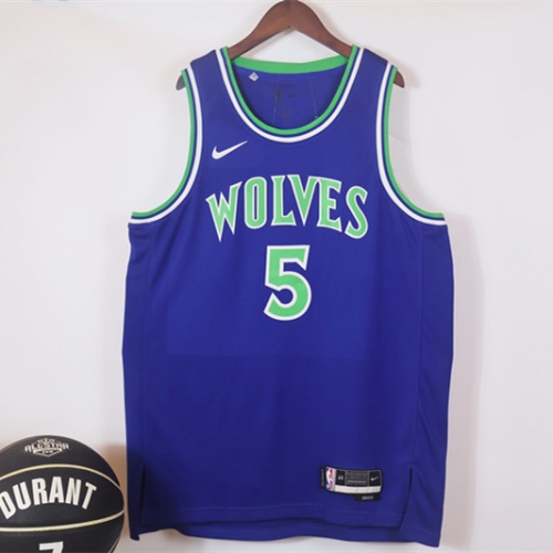 2027 Season NBA Minnesota Timberwolves Blue #5 Jersey-311