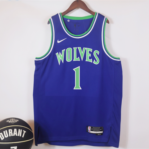 2027 Season NBA Minnesota Timberwolves Blue #1 Jersey-311