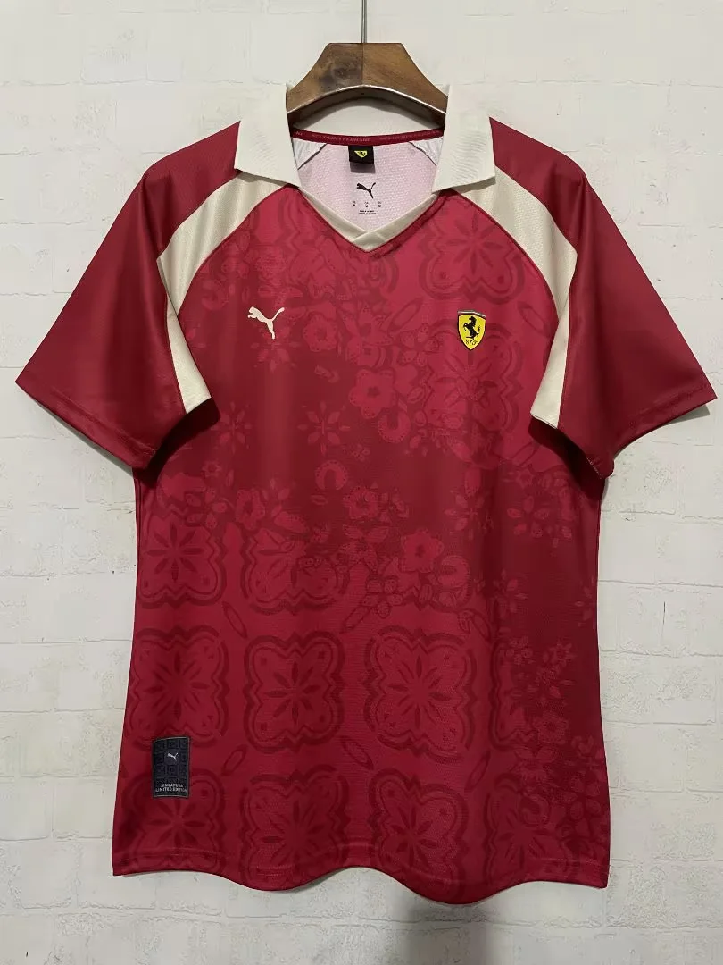 2026 Ferrar Red Formula One Racing Shirts-805