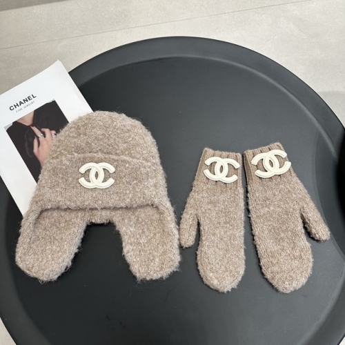 Chane*l Glove +Hat & Cap-YWDF0088