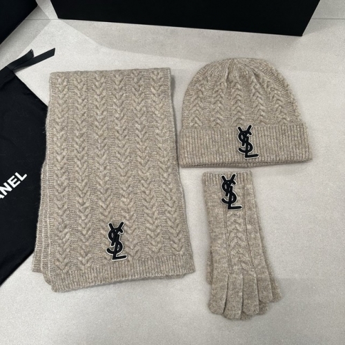 YS*L Glove+Scarf +Hat & Cap-YWDF0127