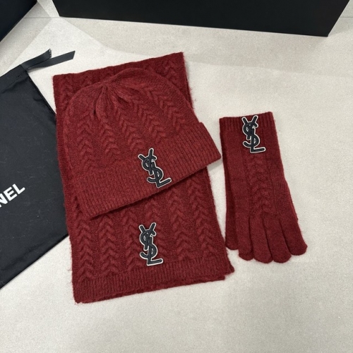 YS*L Glove+Scarf +Hat & Cap-YWDF0124