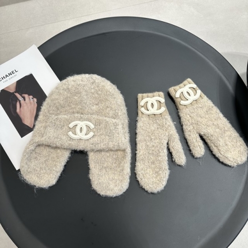 Chane*l Glove +Hat & Cap-YWDF0086
