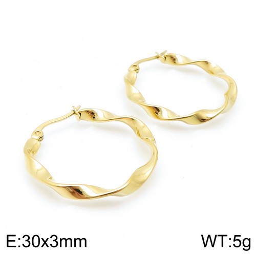 Stainless steel earring KE94981-KFC-16