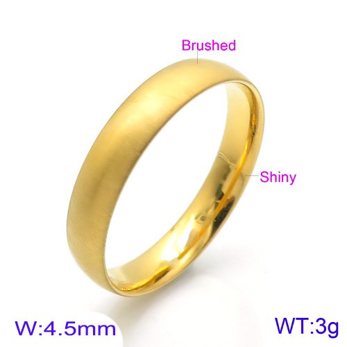 Stainless steel ring KR92040-GC-8