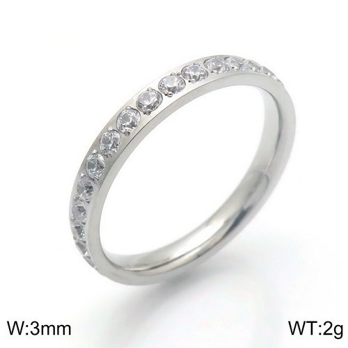 Stainless steel ring KR91364-GC-18