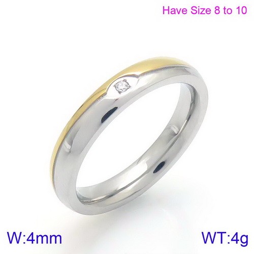 Stainless steel ring KR89310-K-6
8/9/10#