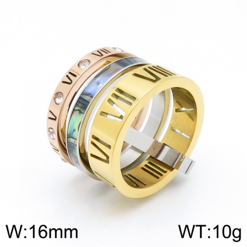 Stainless steel ring KR92466-K-25