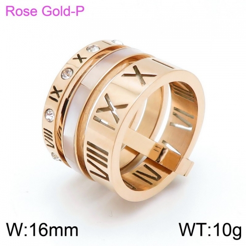 Stainless steel ring KR92467-K-25