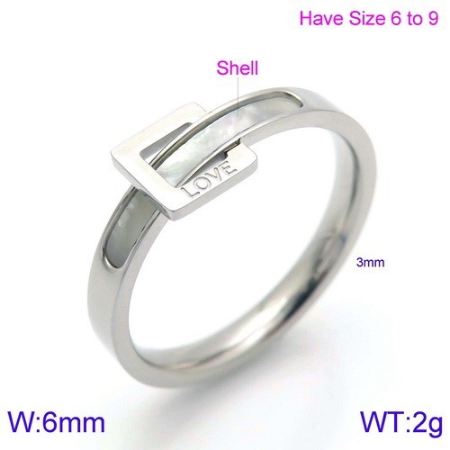 Stainless steel ring KR92274-KFC-8