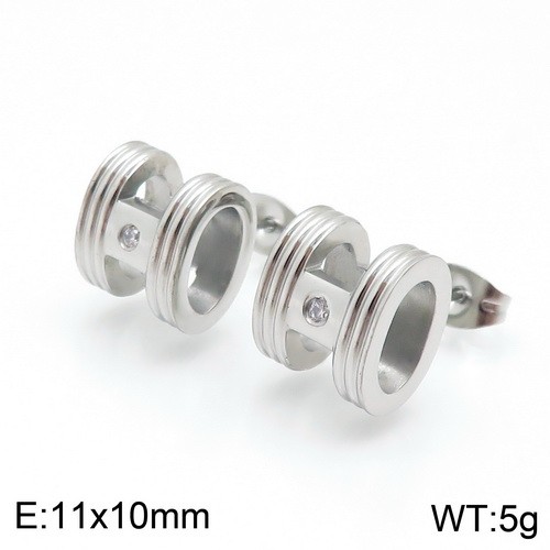 Stainless steel earring KE95015-KFC-11