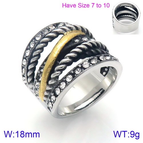 Stainless steel ring KR89309-K-17
7/8/9/10#