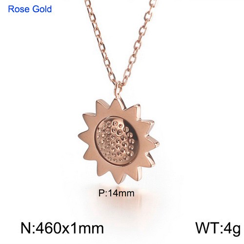 Stainless steel Necklace KN111792-KFC-12