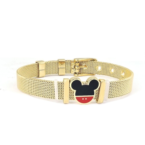 Stainless steel Mickey Disne*y Bracelet  PB040A