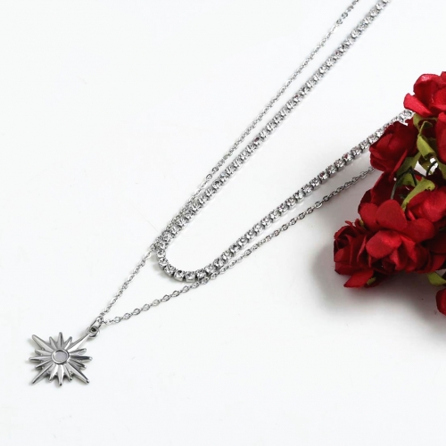 Stainless steel Necklace N7005-S