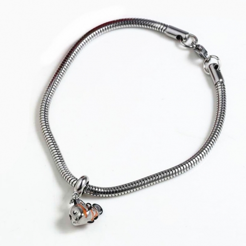 Stainless steel Micke*y Bracelet B7022-S