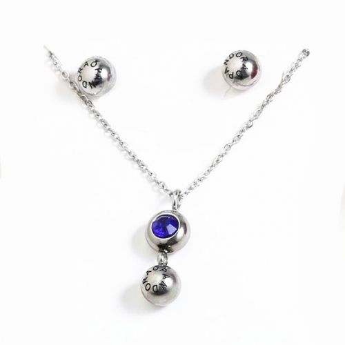 Stainless Steel Pandor*a Jewelry Set PDS0260-S