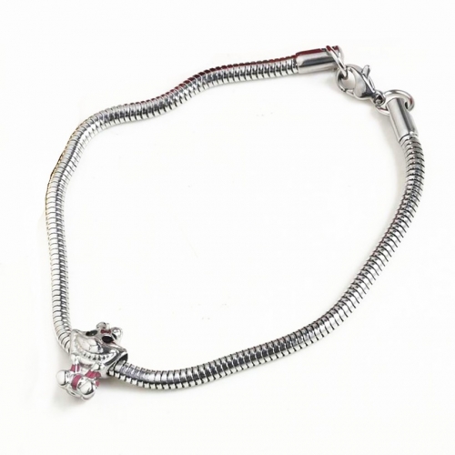 Stainless steel Micke*y Bracelet B7024-S