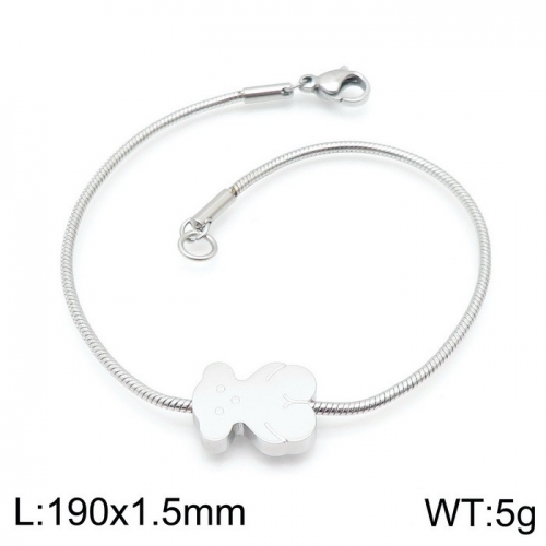 Stainless steel Tou*s Bracelet D210107-SL-107S