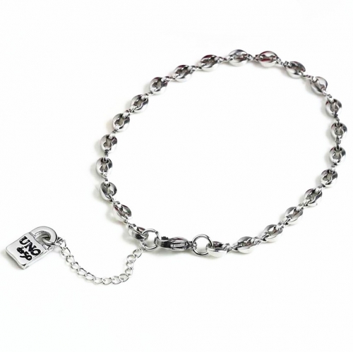 Stainless steel UNO de 50 Anklet   UNA8004-S