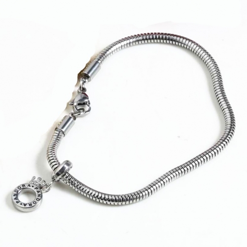 Stainless steel Pandor*a Bracelet PDB0173-S