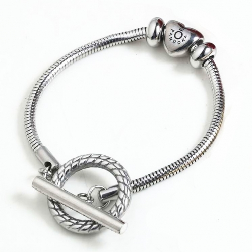 Stainless steel Pandor*a Bracelet PDB0199-S