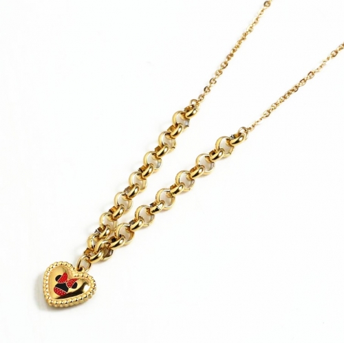Stainless steel Micke*y Necklace N7004-G