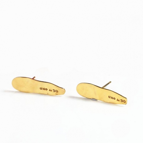 Stainless steel UNO de 50 Earring  UNE0040-G