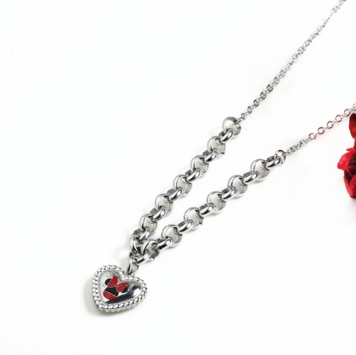 Stainless steel Micke*y Necklace N7004-S