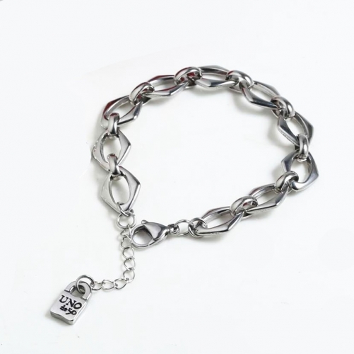 Stainless steel UNO de 50 Bracelet  UNB3007-S