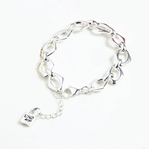 925 Silver UNO de 50 Bracelet  UNB3007-SI