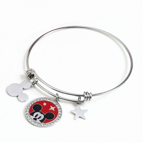 Stainless steel Micke*y Bracelet B7013-S