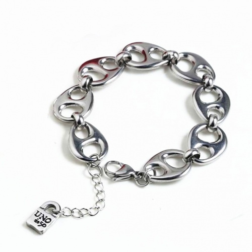 Stainless steel UNO de 50 Bracelet  UNB3004-S