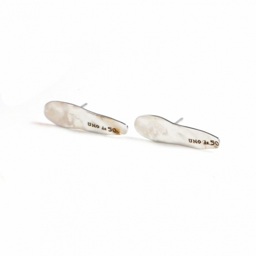 Stainless steel UNO de 50 Earring  UNE0040-S