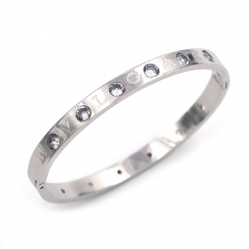 Stainless steel Bulgar*i Bangle B631200425-SZ212G