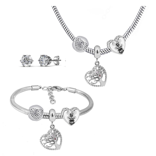 Stainless steel similar pandor*a  jewelry set P200902-T104