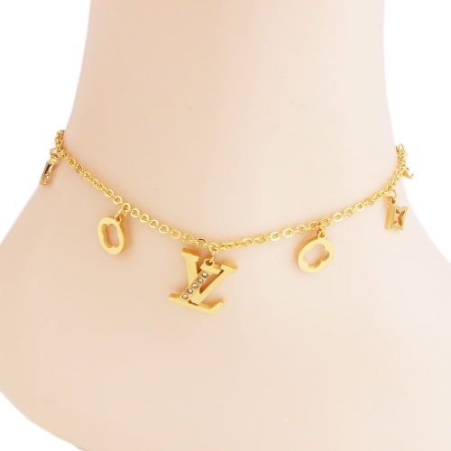 Stainless Steel LV Anklet H210405-FLV0114AA