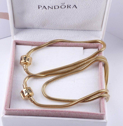 Stainless steel Pandor*a Bracelet + Necklace Set ZQ831-S001-G