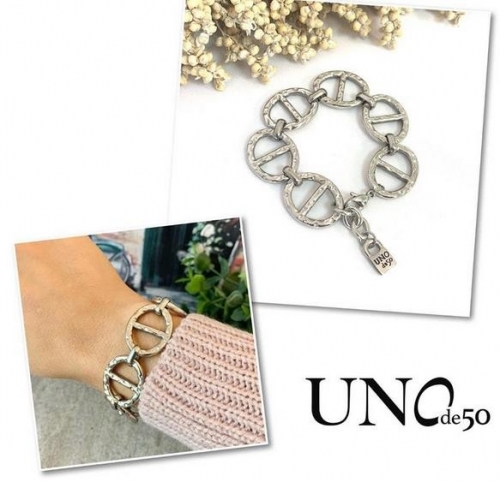 Stainless steel Uno de 50 Bracelet CAT210406-UNB3018-S