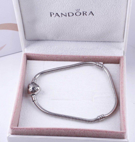 Stainless steel Pandor*a Bracelet ZQ831-B004-S 21cm