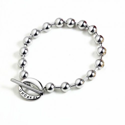 Stainless Steel Uno de 50 Bracelet CAT210408-UNB3094-S