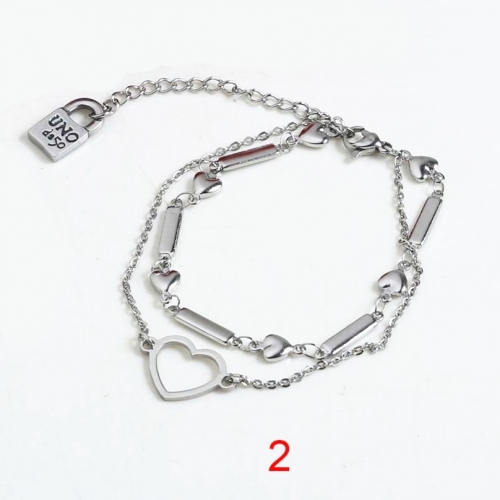 Stainless Steel Uno de 50 Bracelet CAT210408-UNB3053-S-3