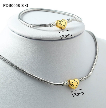 Stainless Steel Pandor*a Jewelry Set ZQ831-S002-SG