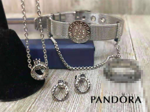 Stainless Steel Pandor*a Jewelry Set ZQ831-S009-G