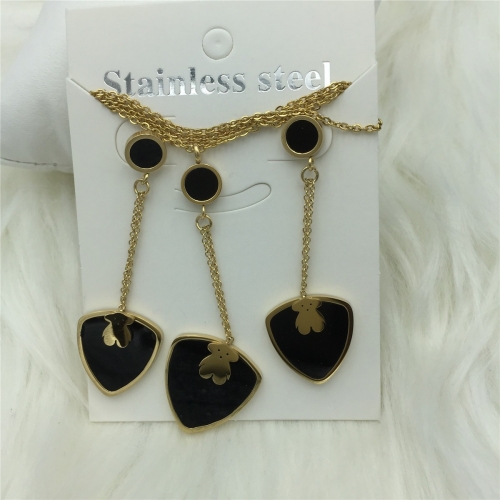 Stainless Steel Tou*s Jewelry Set LI210411-S003-G