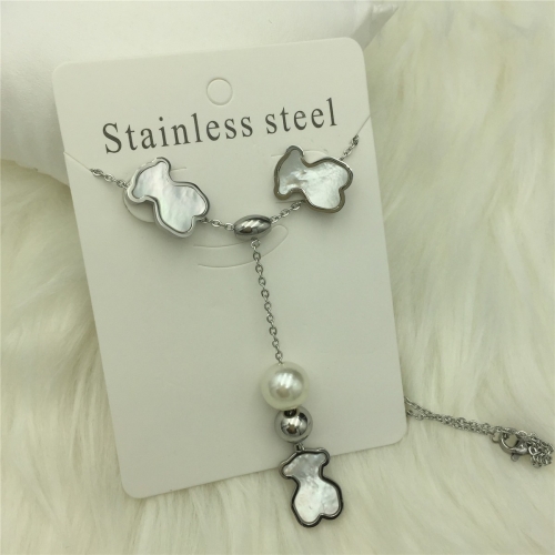 Stainless Steel Tou*s Jewelry Set LI210411-S025-S