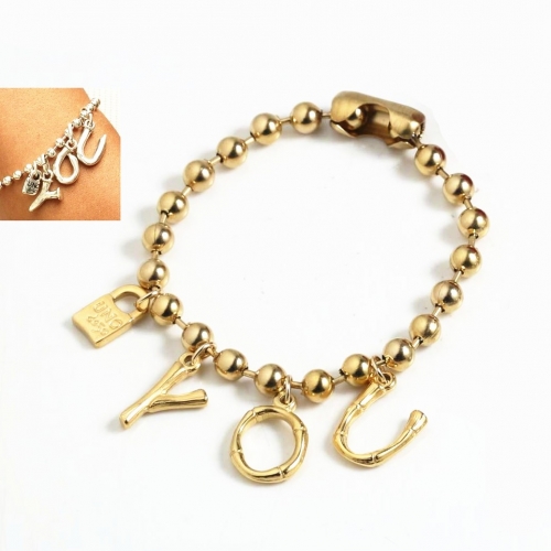 Stainless Steel Uno de 50 Bracelet CAT210411-UNB3115-G